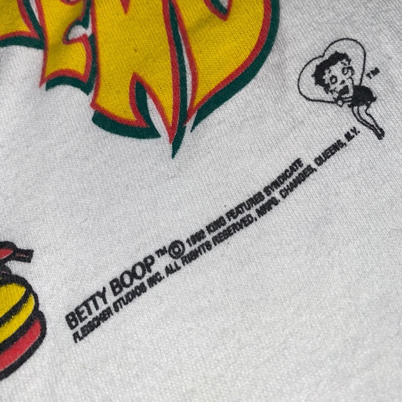 Vintage Betty tee reworked into small mini dress - Picture 2 of 3